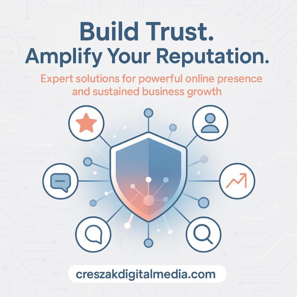 reputation management solutions for trusted online success Reputation Management Services for trusted online success by CresZak Digital Media.