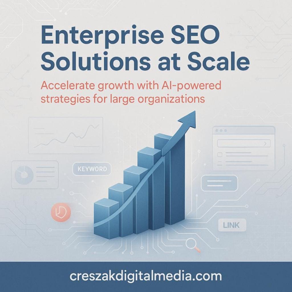 scalable enterprise seo services for large organizations Scalable Enterprise SEO Services for Large Organizations by CresZak Digital Media