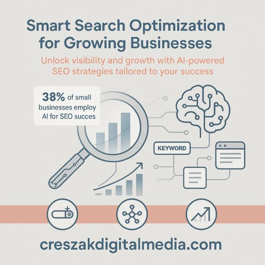 Smart AI digital marketing services for enhanced search optimization by CresZak Digital Media