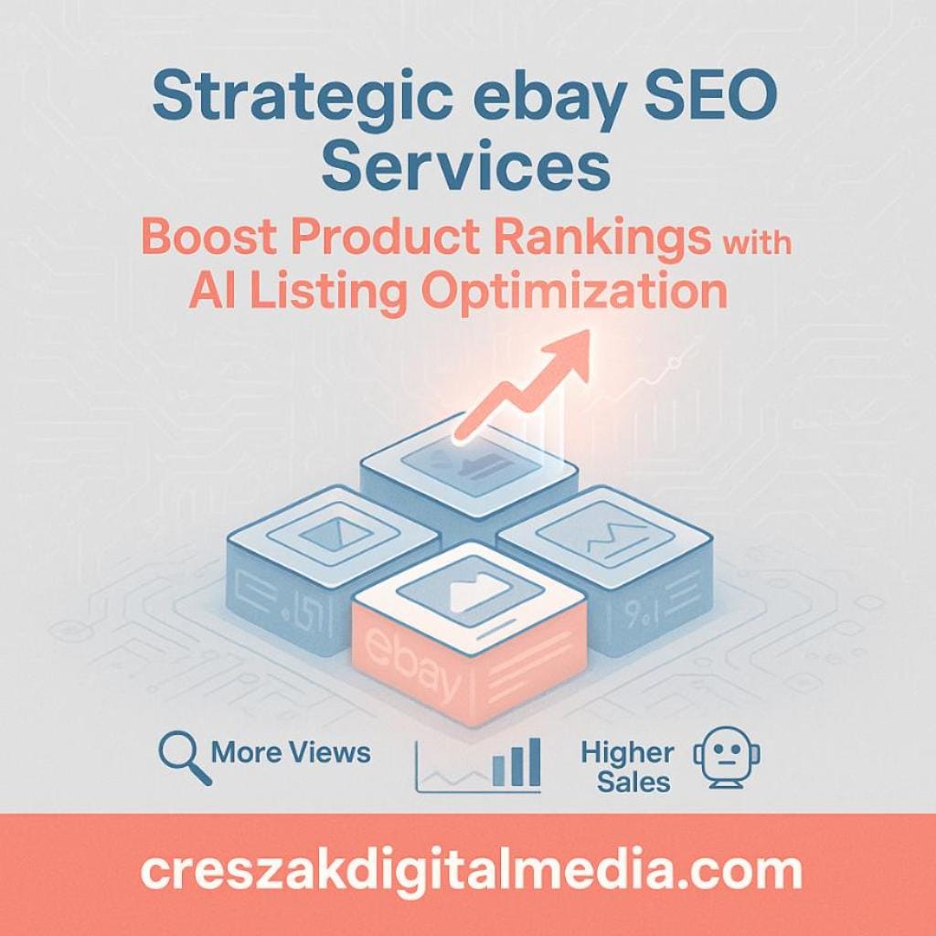 Strategic eBay SEO Services for Higher Product Rankings by CresZak Digital Media
