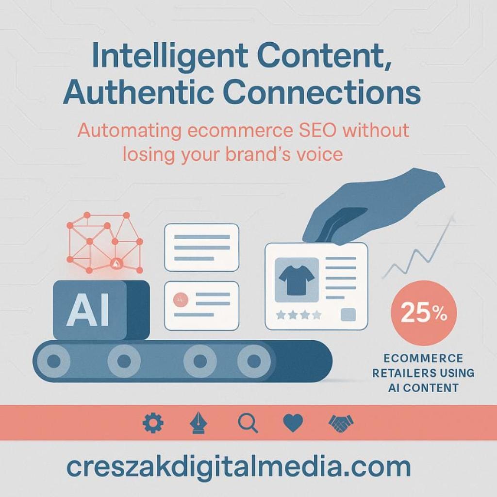 strategic integration of automated content within ecommerce optimization frameworks Automated Content Integration with Ecommerce SEO Services by CresZak Digital Media