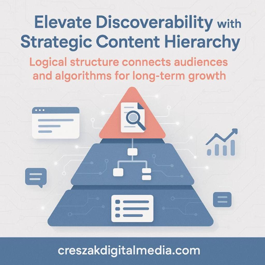 structuring content hierarchy for multi-platform discoverability How structured content hierarchy boosts multi-platform discoverability and strengthens SEO Services for Small Businesses by CresZak Digital Media.