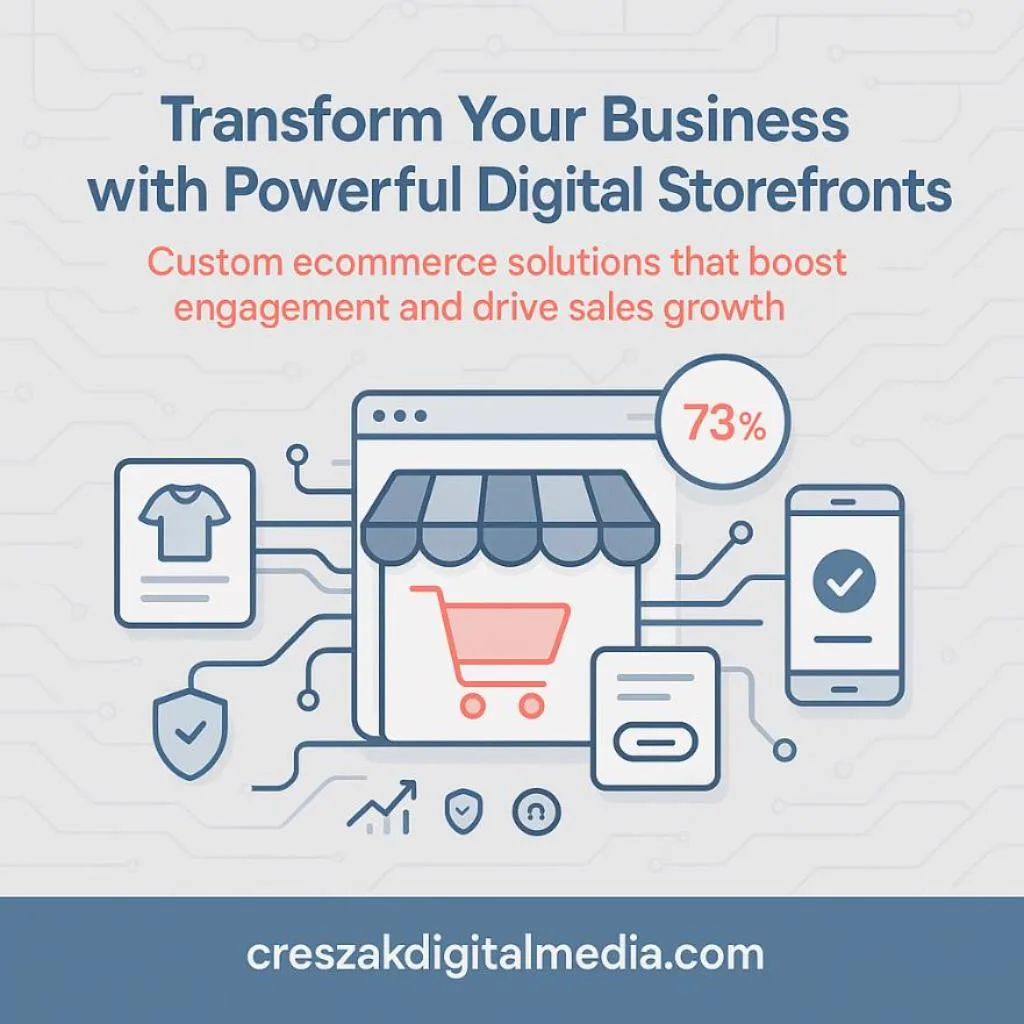 CresZak Digital Media Ecommerce Web Design Services for understanding digital storefronts.