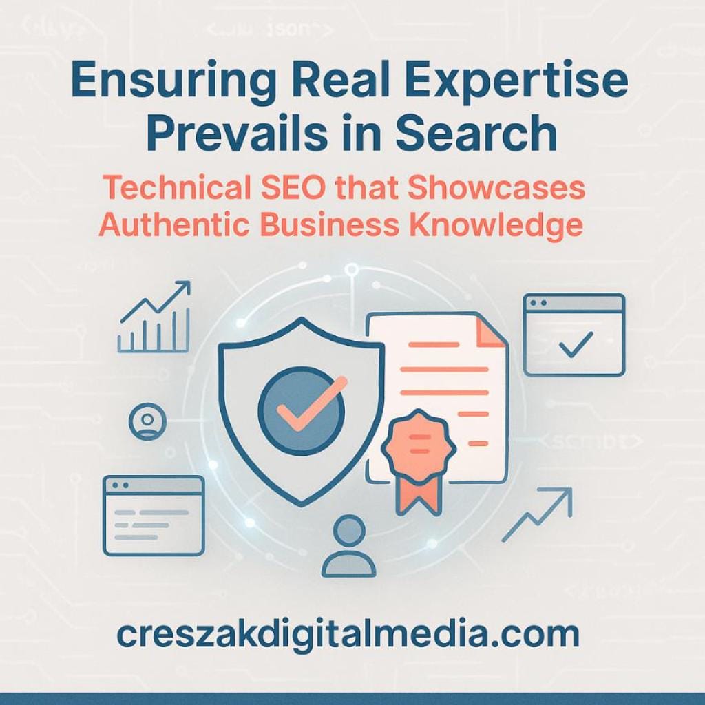 understanding google’s enhanced content authenticity scoring framework How Google’s authenticity scoring framework impacts and enhances SEO Services for Small Businesses by CresZak Digital Media.