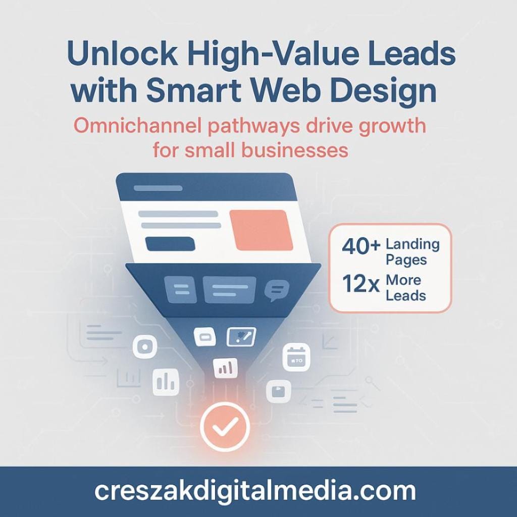 what are the best lead generation methods of a lead gen web design agency serving small businesses CresZak Digital Media Lead Gen Agency using effective lead generation methods for small businesses.