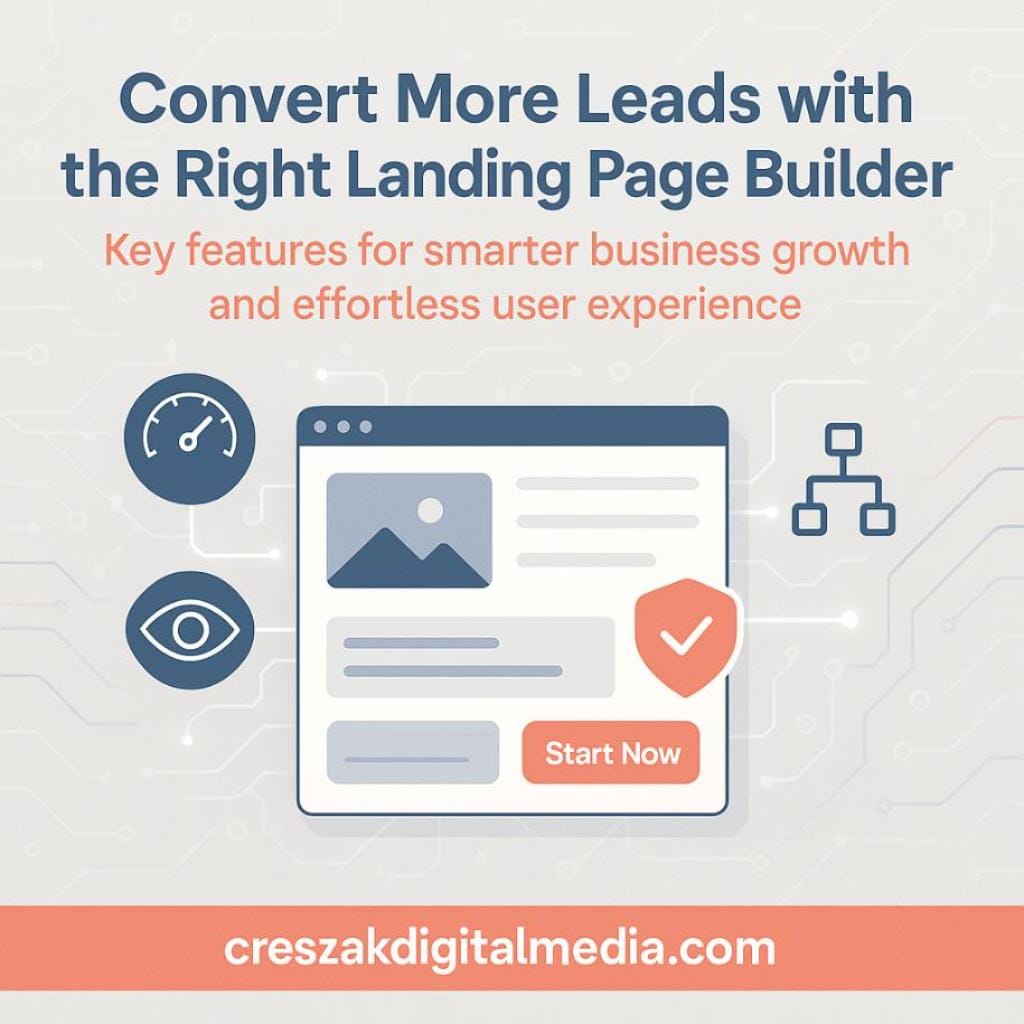 what features should small businesses prioritize when choosing a landing page designer to drive leads and conversions Key features to prioritize from CresZak Digital Media Landing Page Design Services for high-converting designs