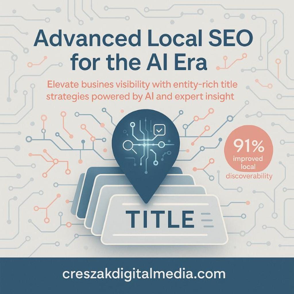 what is the impact of google’s ai overviews on local seo consultants and the way they optimize title tags for local seo Integrating structured data markup to boost Local SEO Services for maximum search visibility – CresZak Digital Media.