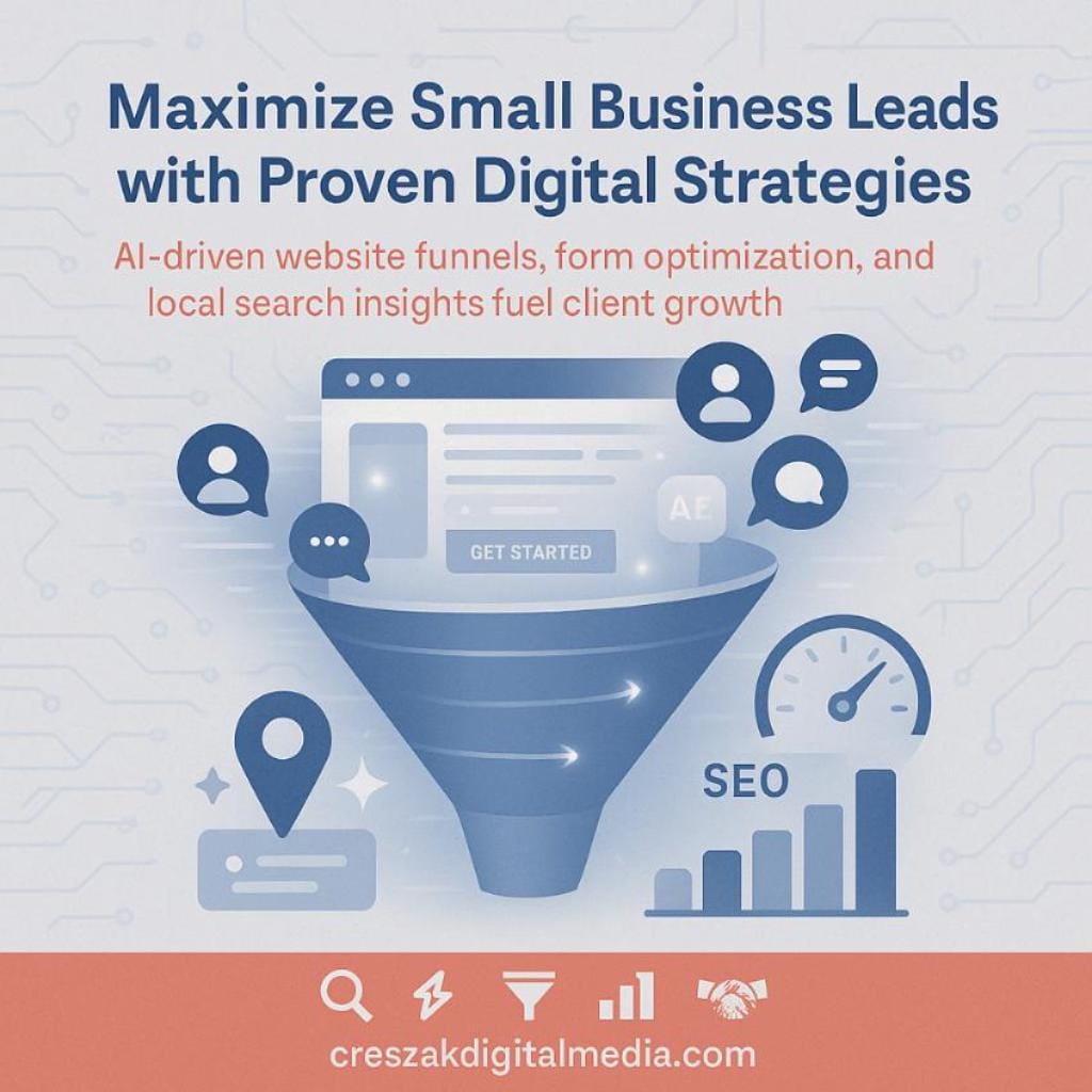 what lead gen tactics are working best for lead gen digital agencies helping small business clients today CresZak Digital Media Lead Gen Agency applying top-performing tactics for small business clients.