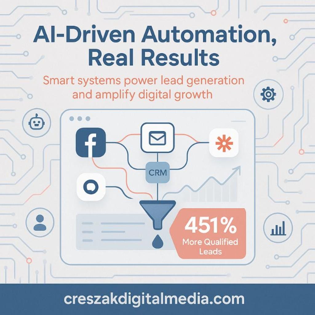 which tool within your seo and social media marketing workflow has proven most effective at generating leads through ai-driven campaign automation AI-automated Social Media Marketing Services and lead generation tools by CresZak Digital Media.