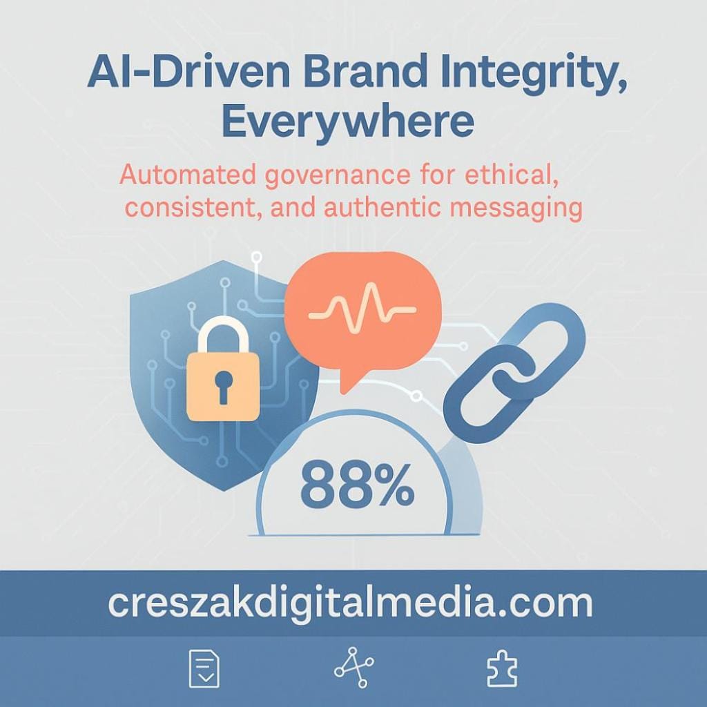 balancing brand tone, consistency, and ethics with ai-driven governance CresZak Digital Media explains ethical, AI-driven governance in Digital Marketing Services.