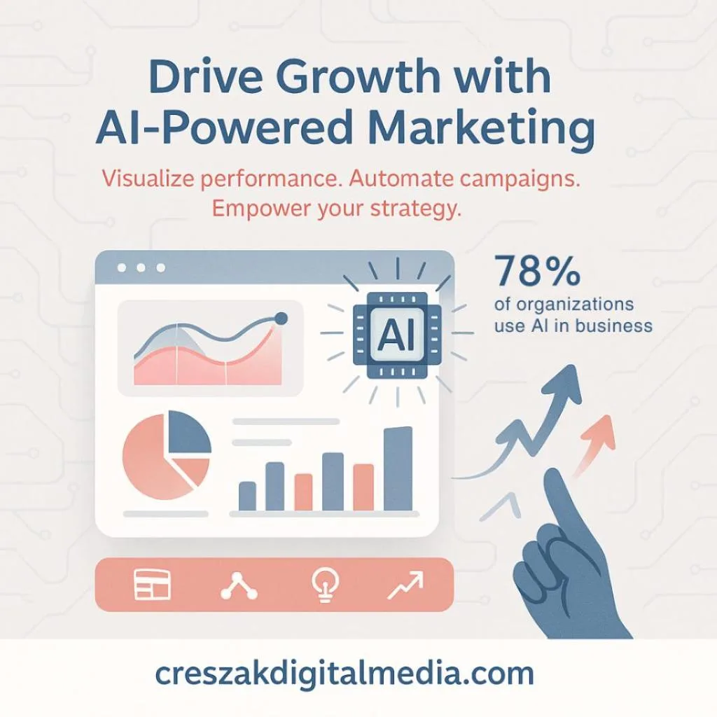 CresZak Digital Media drives value with AI-enhanced Digital Marketing Services and analytics.