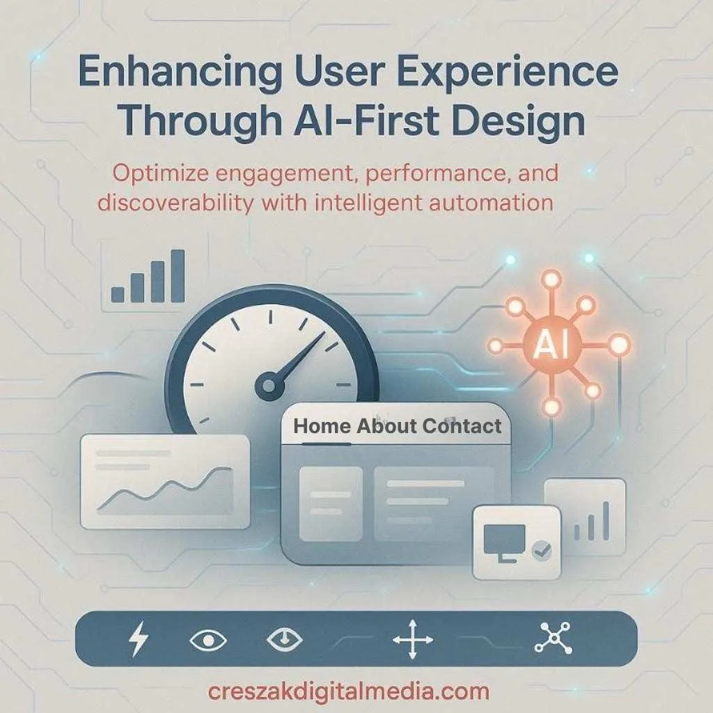 How AI-aware page design boosts UX signals and strengthens SEO Services for Small Businesses by CresZak Digital Media.