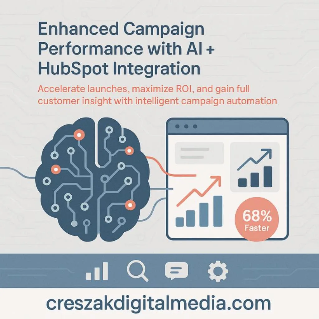 CresZak Digital Media integrates AI and HubSpot to improve Digital Marketing Services and ROI.