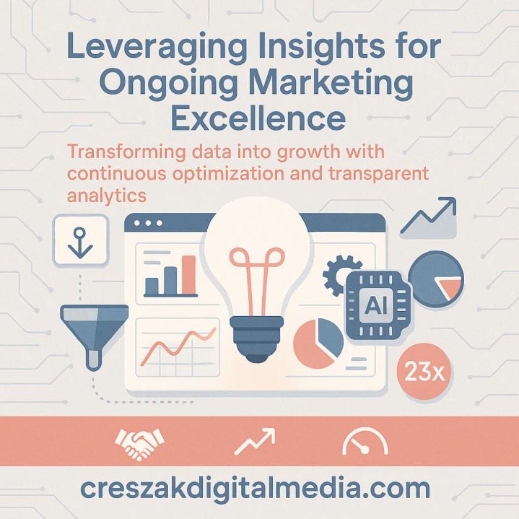 leveraging post-campaign insights for continuous marketing excellence CresZak Digital Media uses post-campaign insights to improve Digital Marketing Services performance.
