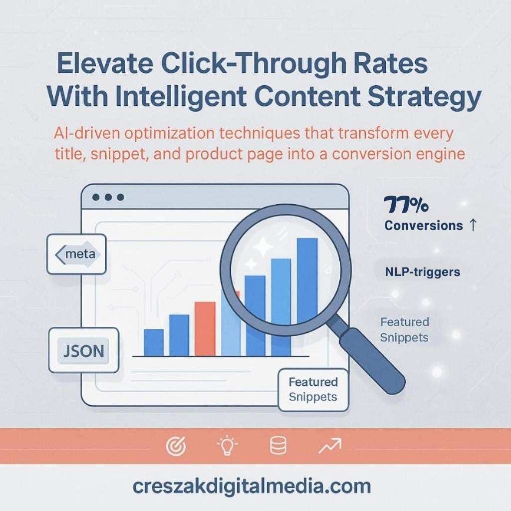 optimizing ai-written content for click-through rate enhancements Optimizing AI Content for Higher CTR with Ecommerce SEO Services by CresZak Digital Media