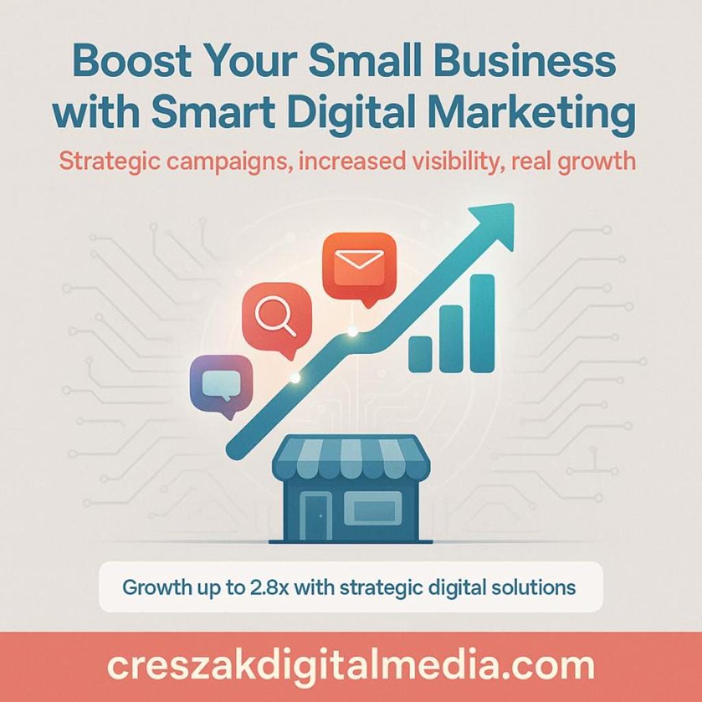 understanding how digital marketing services support small business success CresZak Digital Media explains how Digital Marketing Services support small business success.