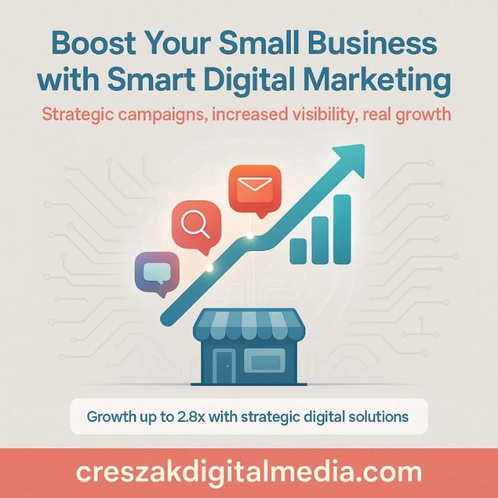 CresZak Digital Media explains how Digital Marketing Services support small business success.