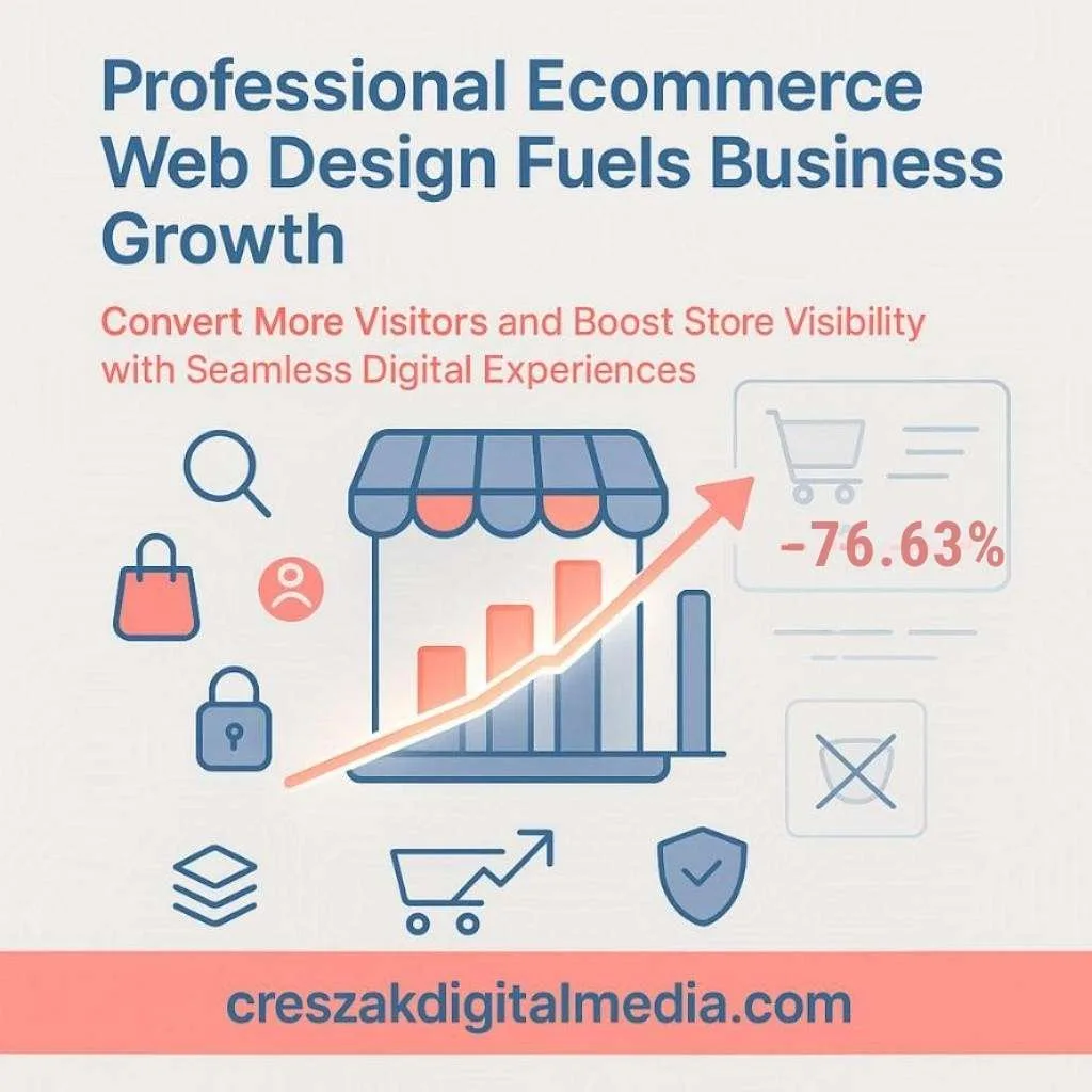 CresZak Digital Media Ecommerce Web Design Services essential for growing online stores.