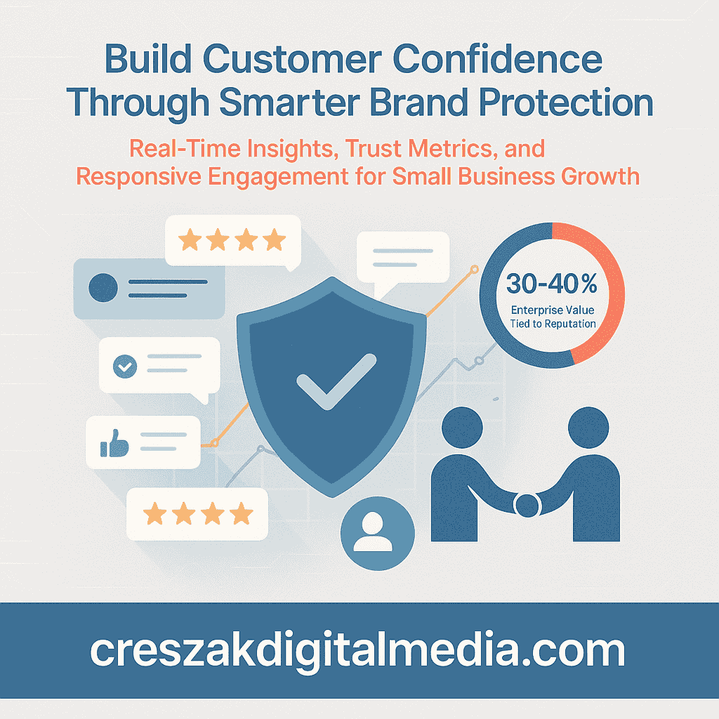 Building customer confidence through strategic brand protection using Reputation Management Services from CresZak Digital Media