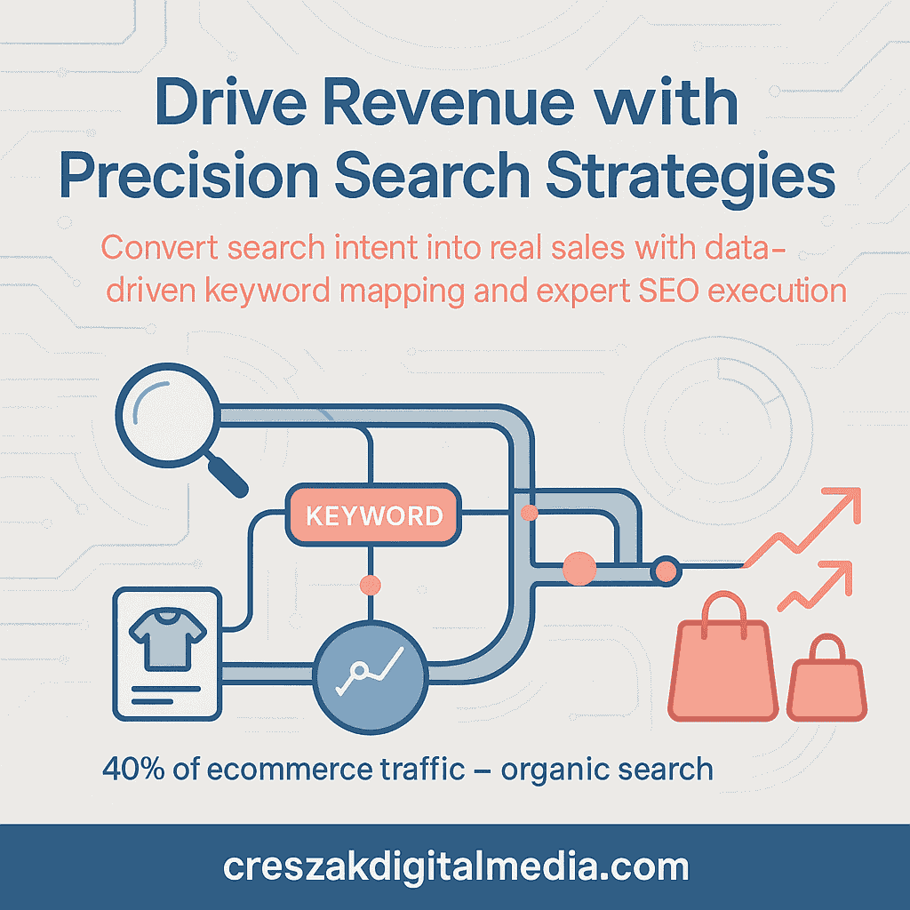 CresZak Digital Media building revenue-focused strategies with structured Ecommerce Seo Services