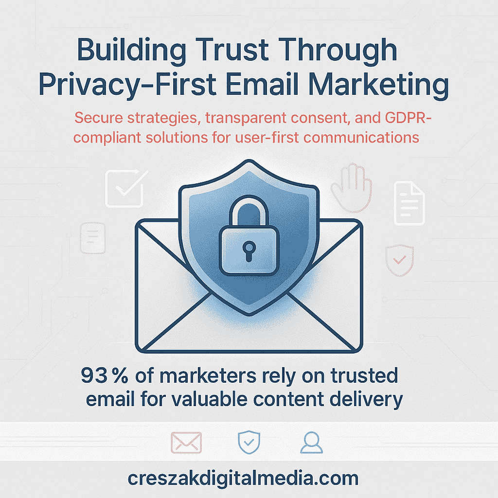 Building customer trust through privacy-focused strategies from an Email Marketing Agency, CresZak Digital Media