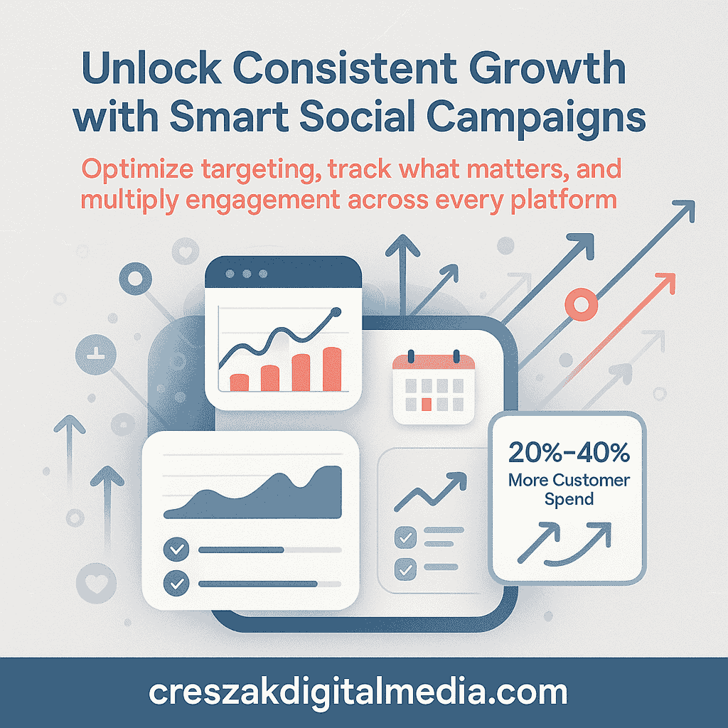 Essential components of effective campaign management in Social Media Marketing Services by CresZak Digital Media