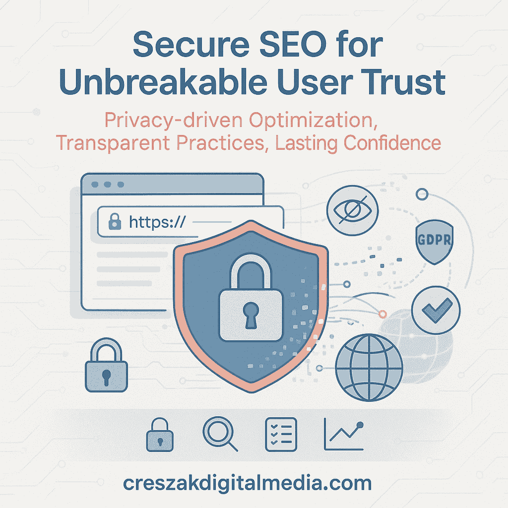 CresZak Digital Media maintaining user trust through secure and ethical Website Seo Services implementation