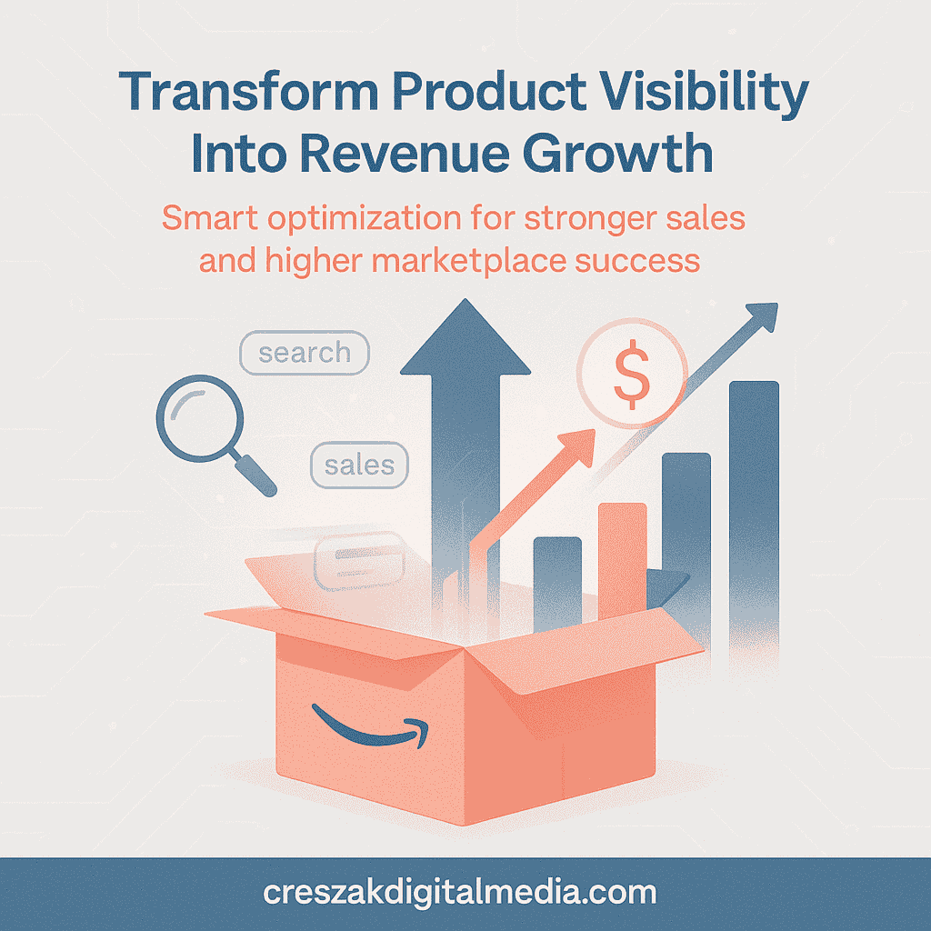 CresZak Digital Media transforming product visibility into revenue using Amazon SEO Services