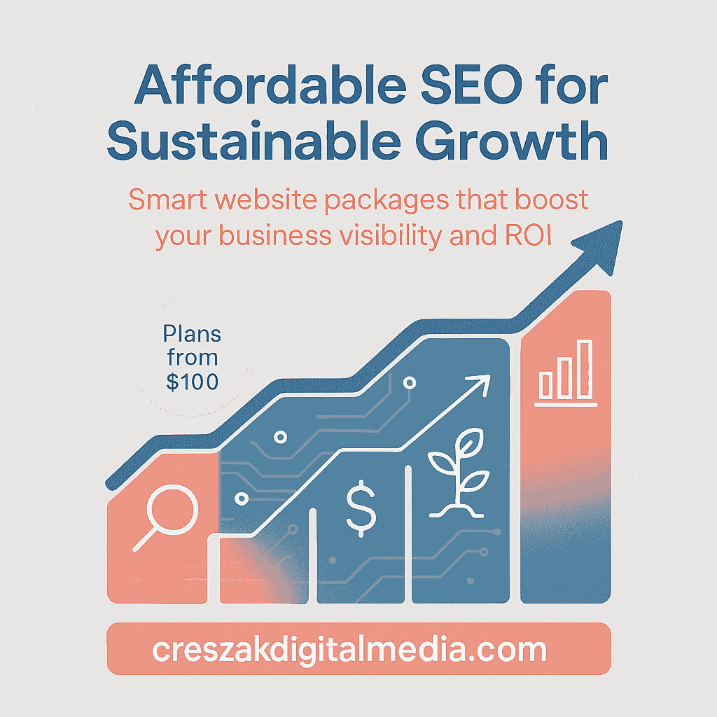 CresZak Digital Media presenting budget-friendly Website Seo Services investment options