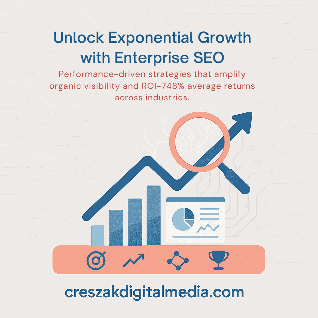 CresZak Digital Media showing how Enterprise SEO Services transform enterprise business performance