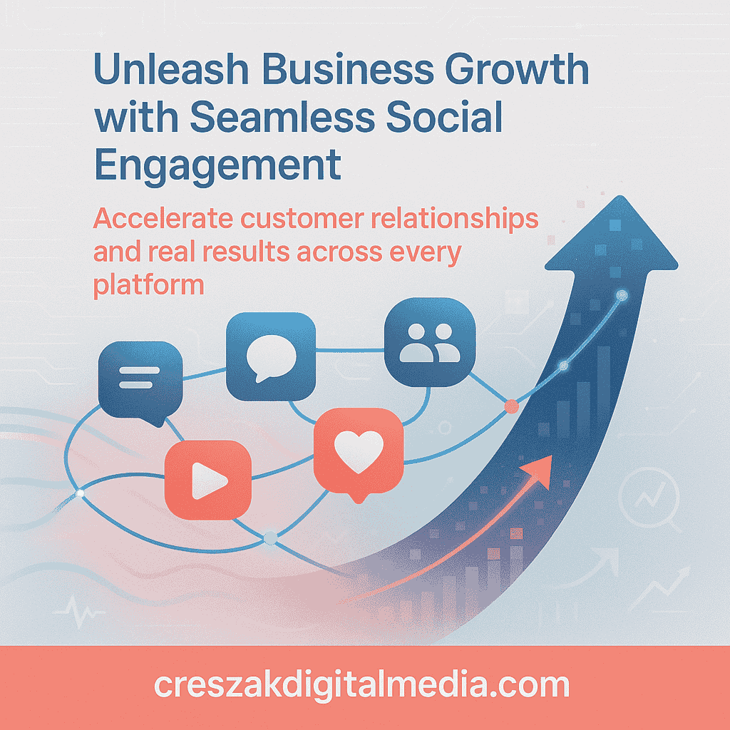 Understanding social media marketing for business growth with Social Media Marketing Services by CresZak Digital Media