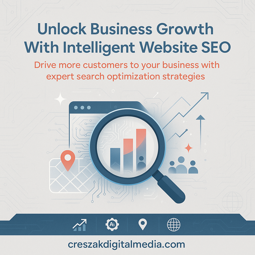 CresZak Digital Media explaining Website Seo Services that support long-term business success