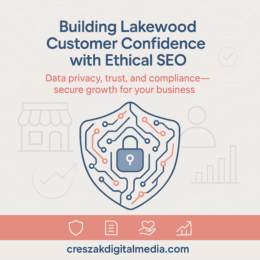 Ethical SEO Services in Lakewood building customer confidence by CresZak Digital Media using white hat optimization