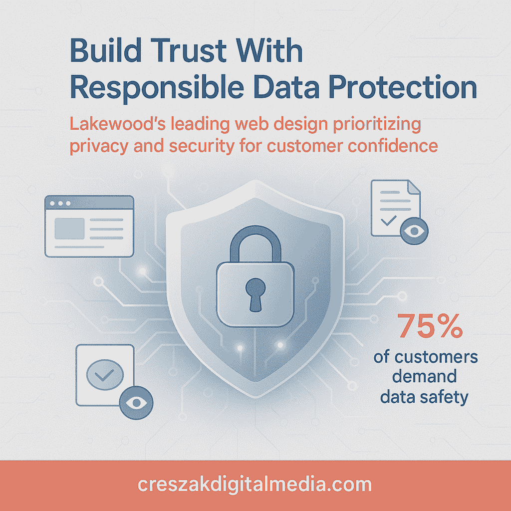 building trust through responsible data practices Building trust with secure Web Design Services in Lakewood and responsive website design by CresZak Digital Media