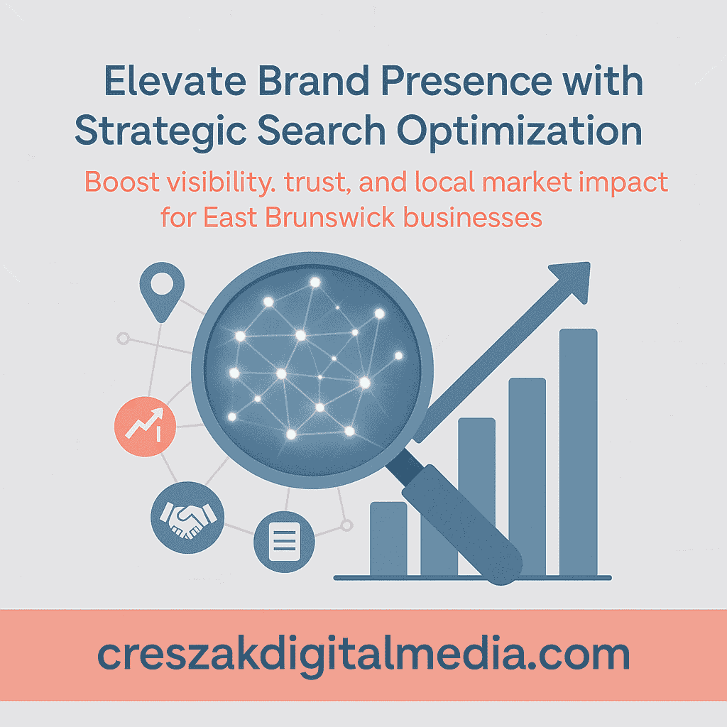 elevating brand presence through strategic search optimization SEO Services in East Brunswick elevating brand presence through strategic search optimization by CresZak Digital Media for digital growth