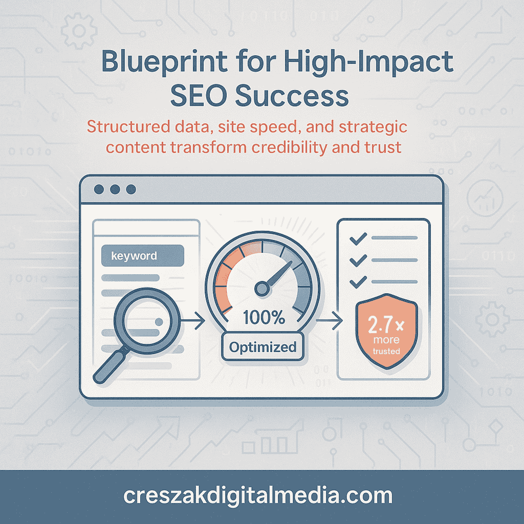 essential components of effective seo strategy Essential components of SEO Services in Newark creating effective optimization by CresZak Digital Media for ranking improvement
