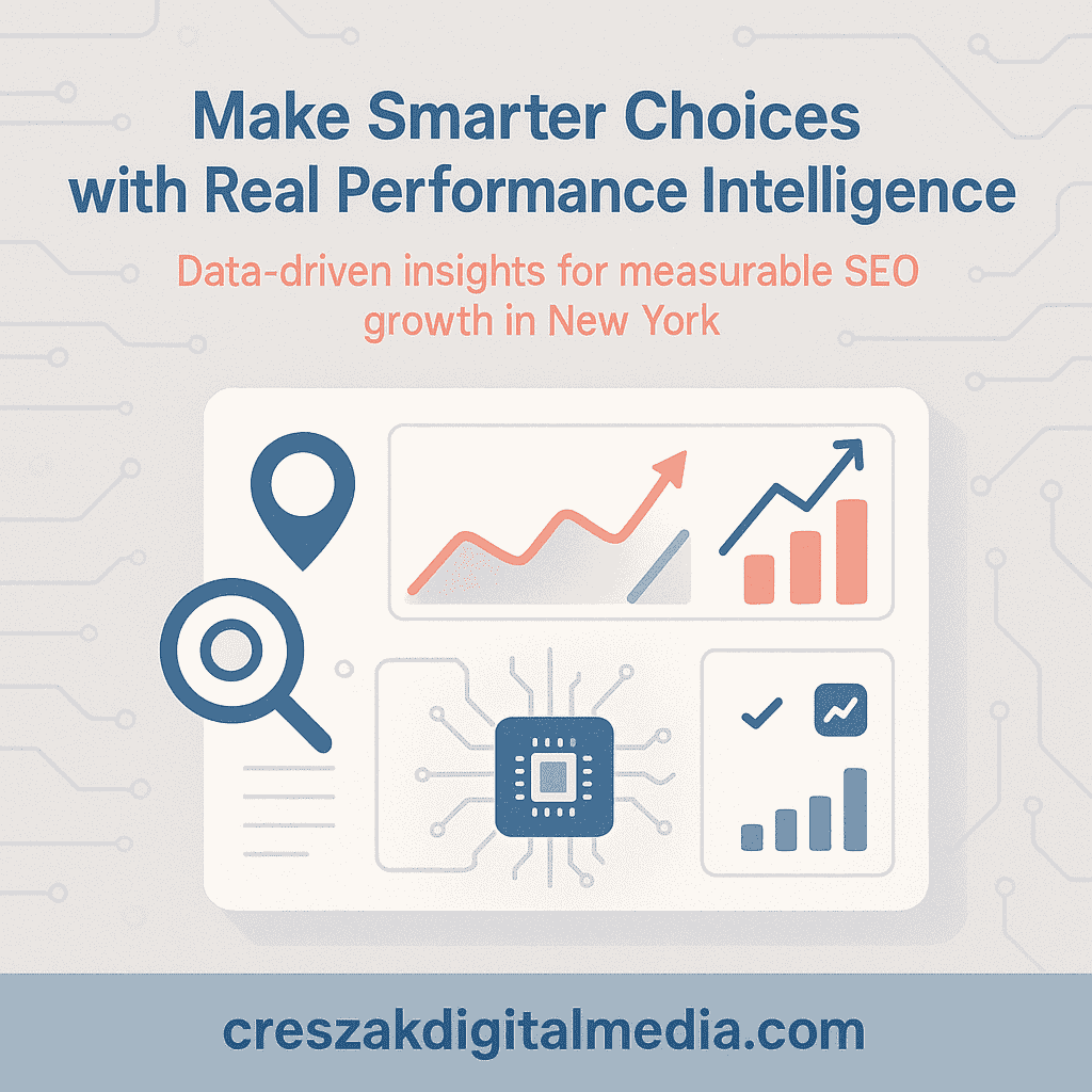 SEO Services in New York enabling informed decisions through performance analytics by CresZak Digital Media