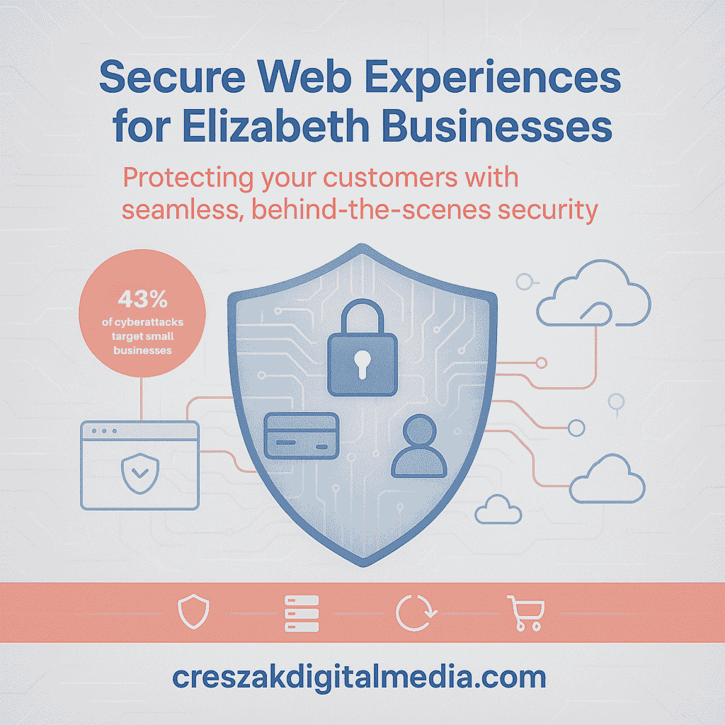 Web Design Services in Elizabeth protecting customer data through secure website architecture by CresZak Digital Media