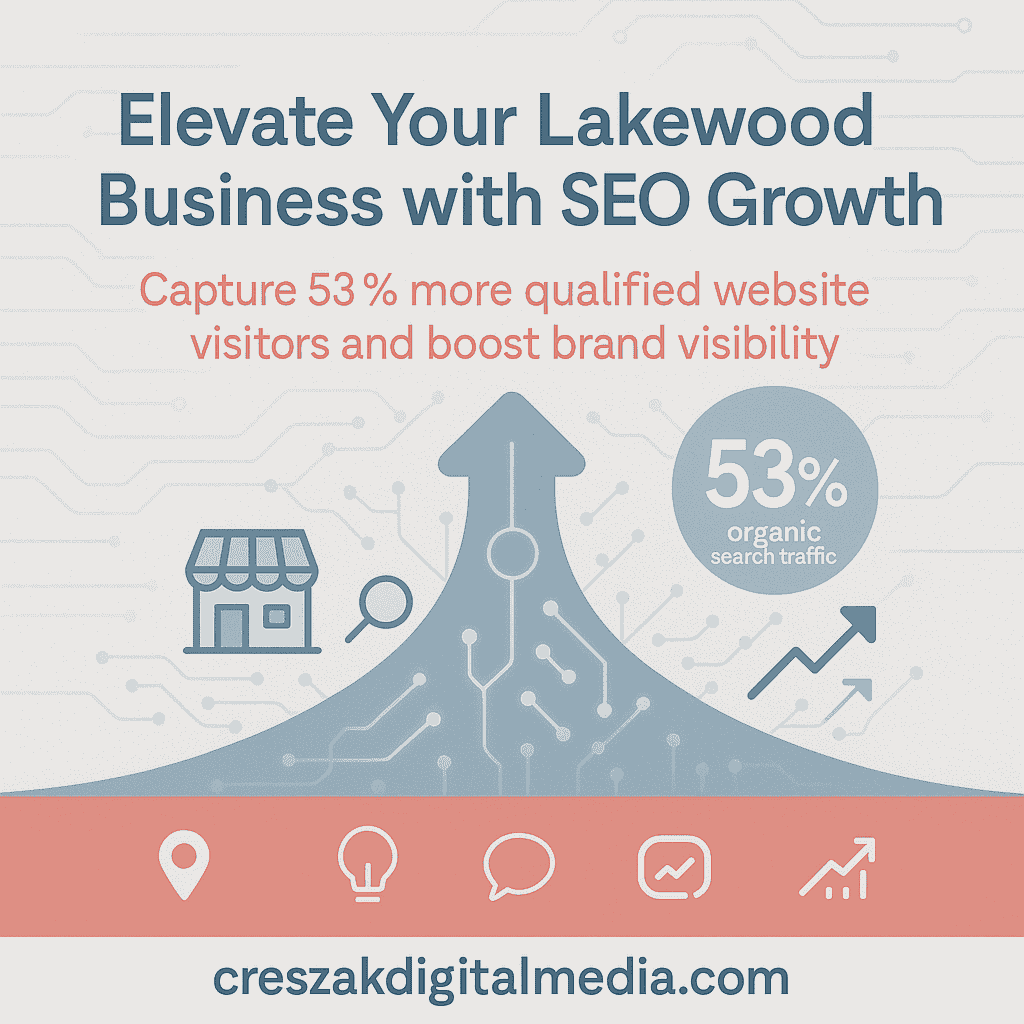 SEO Services in Lakewood transforming online visibility for entrepreneurs by CresZak Digital Media with local SEO strategy