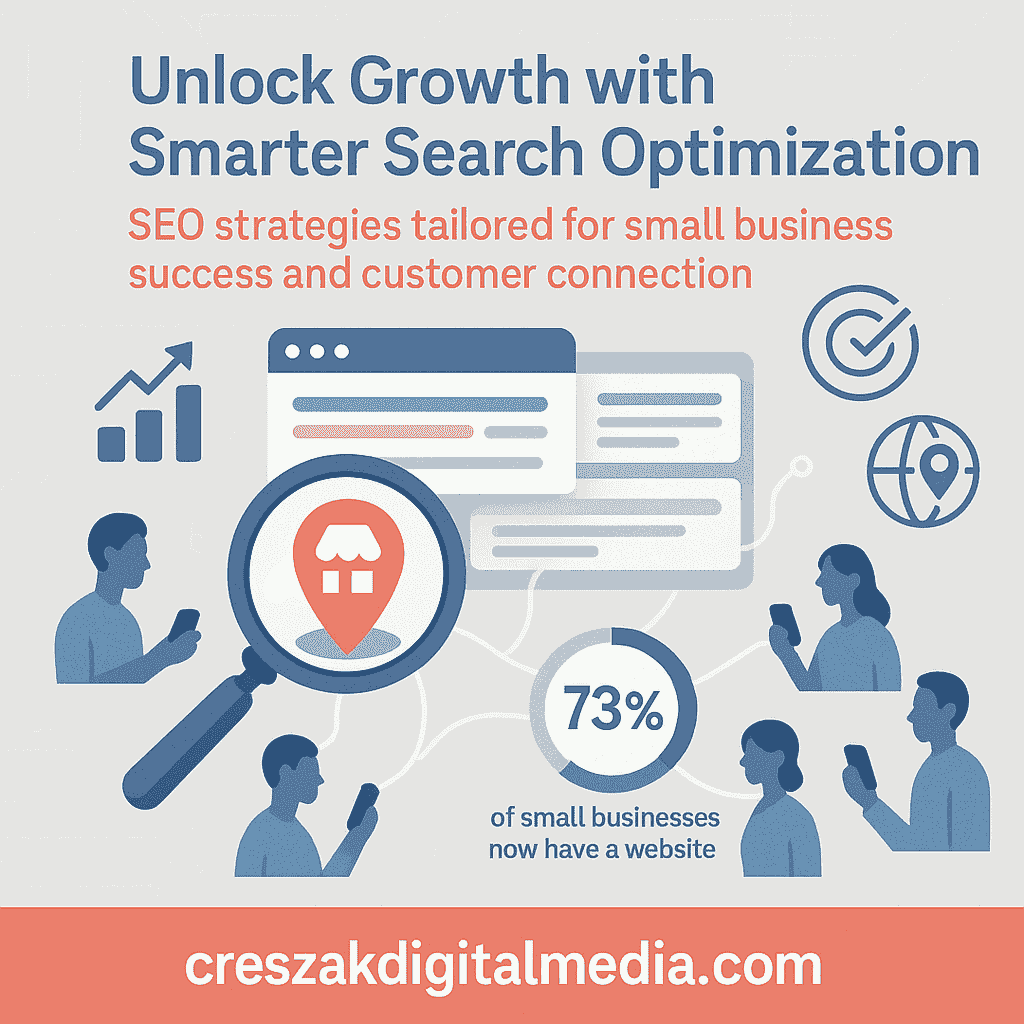 Understanding SEO Services in Stamford for growing small businesses by CresZak Digital Media using search optimization strategy