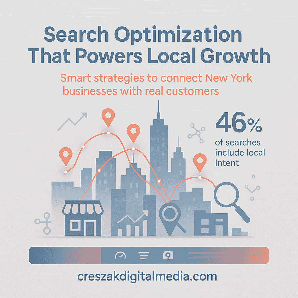 Understanding SEO Services in New York that help companies grow by CresZak Digital Media using search optimization strategy