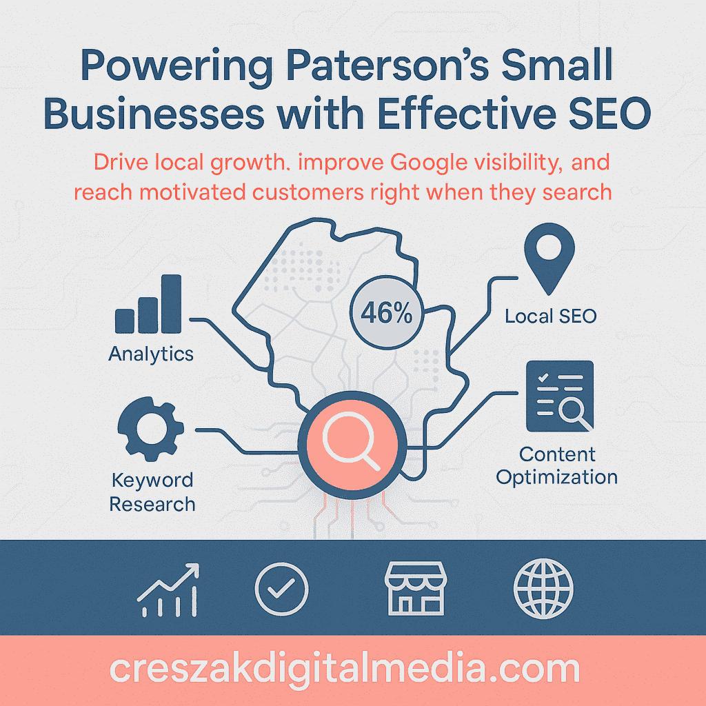 understanding seo services and their impact on paterson small businesses Understanding SEO Services in Paterson and their impact on small businesses by CresZak Digital Media using search optimization strategy