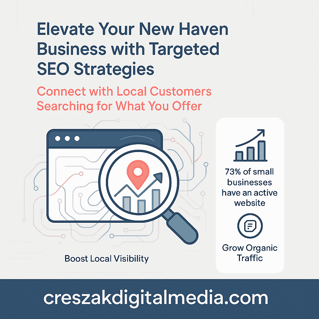 Understanding SEO Services in New Haven for small businesses by CresZak Digital Media using search optimization strategy