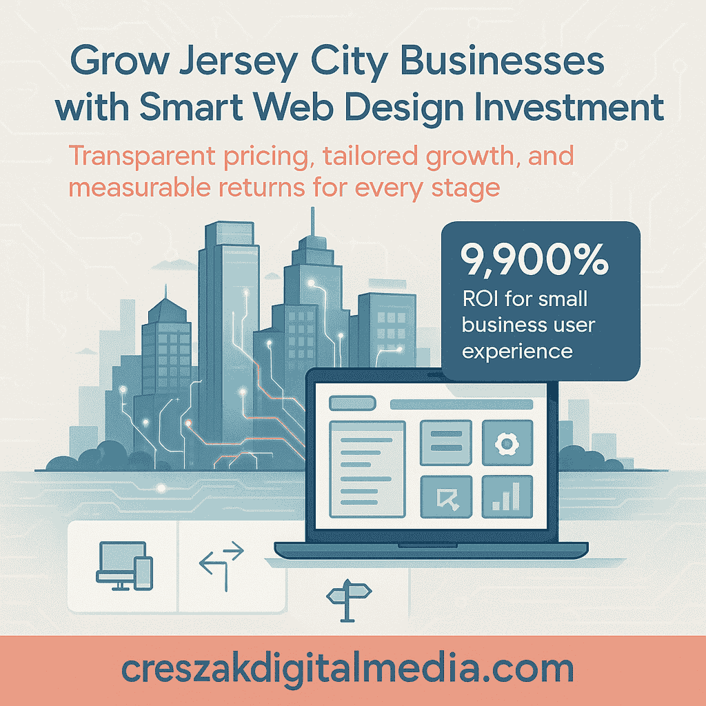 Understanding smart investment in Web Design Services in Jersey City with CresZak Digital Media delivering scalable responsive website development