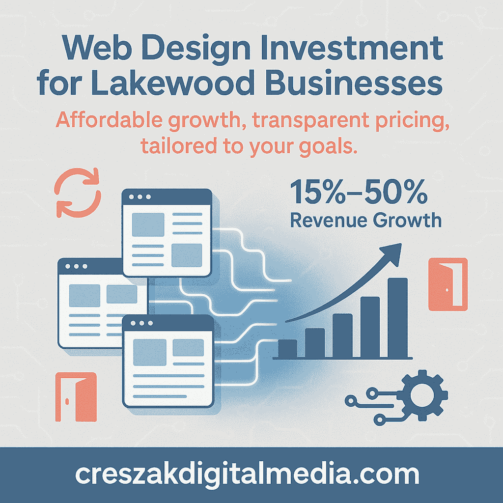 understanding web design investment options for lakewood businesses Understanding investment in Web Design Services in Lakewood with responsive website design guidance by CresZak Digital Media