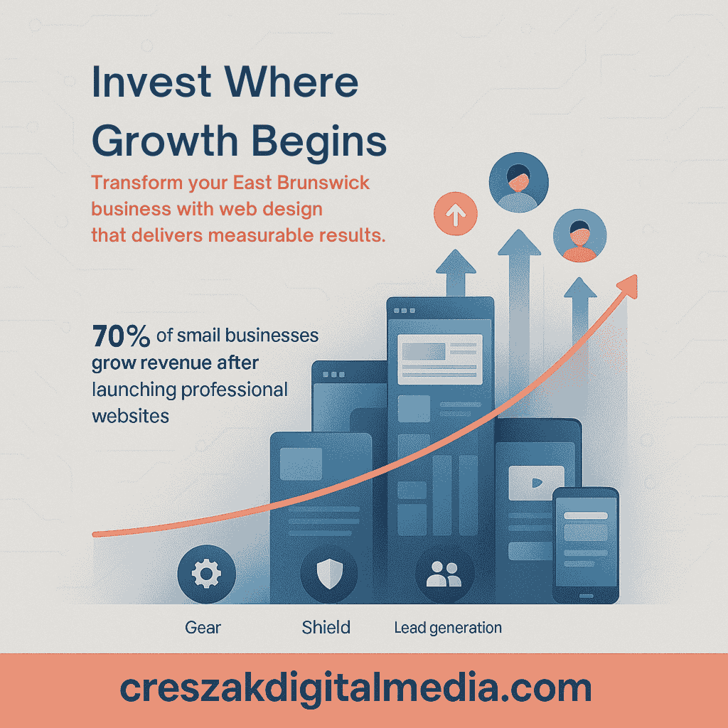 understanding web design services investment for east brunswick businesses Web Design Services in East Brunswick investment options explained by CresZak Digital Media for scalable business website development