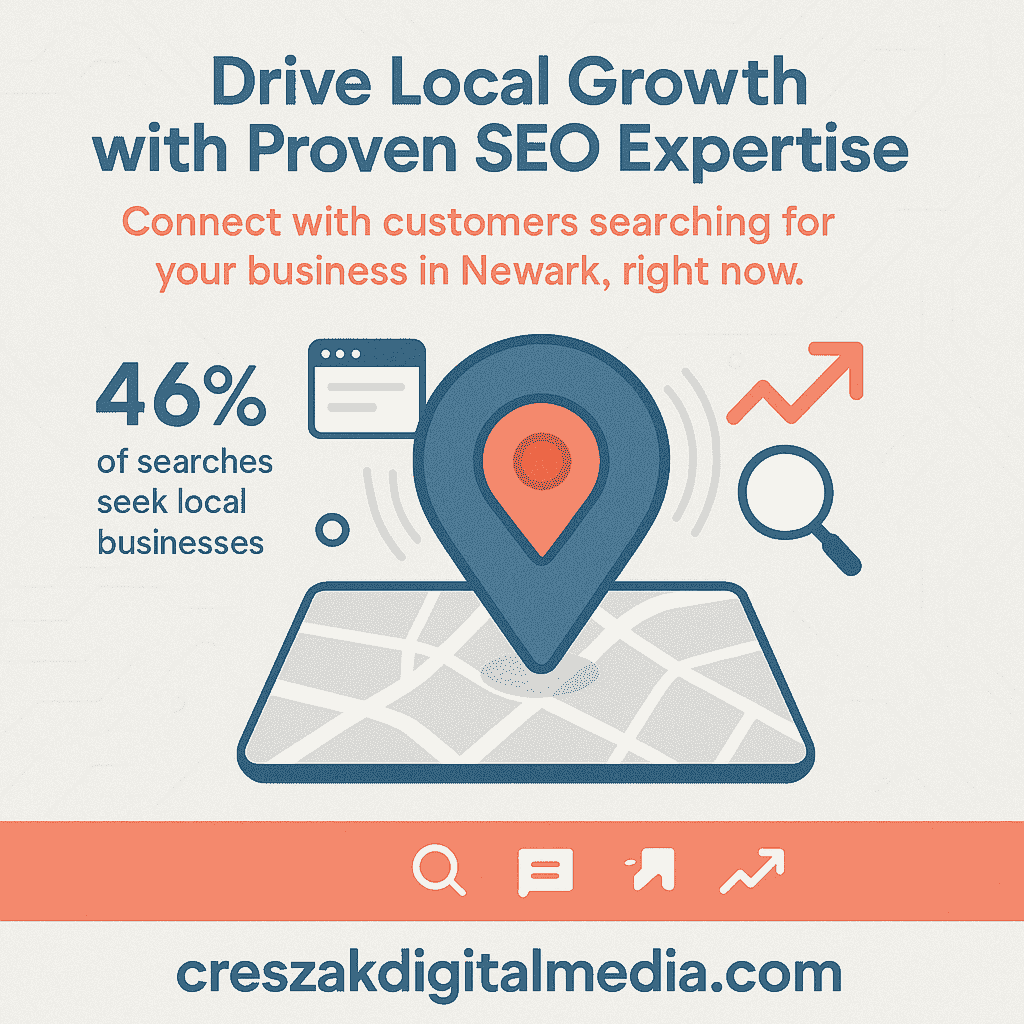 understanding what seo services deliver for growing businesses Understanding SEO Services in Newark and what they deliver for growing businesses by CresZak Digital Media using search strategy