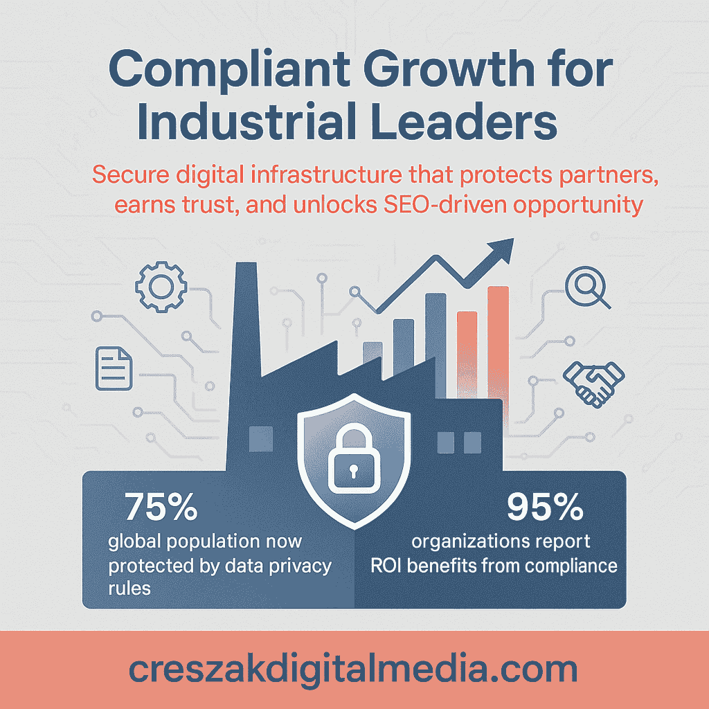 Building compliant digital infrastructure for industrial growth with SEO services for business industry