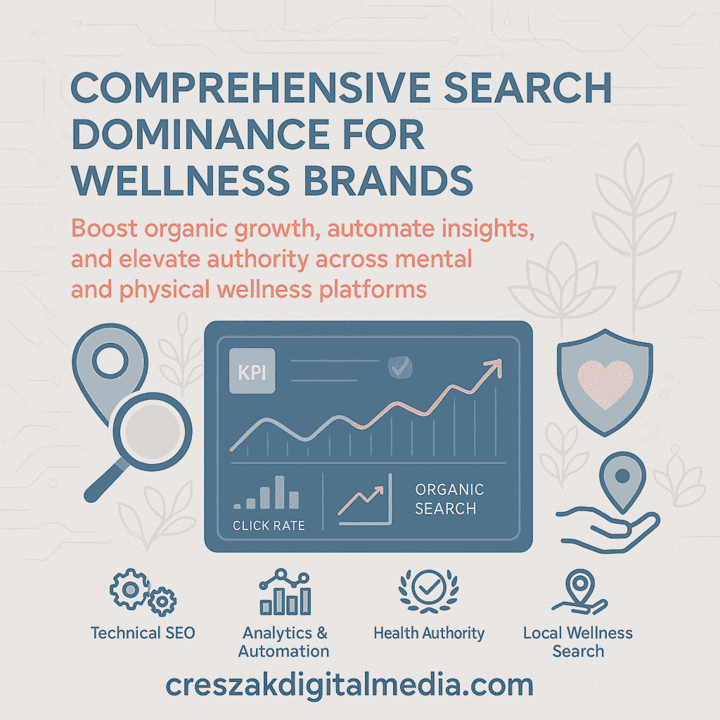 Building comprehensive search dominance for wellness businesses with SEO services for health and wellness online