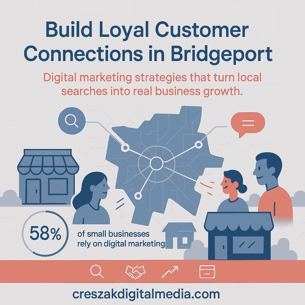 Digital Marketing Services in Bridgeport building stronger customer connections through strategic content marketing by CresZak Digital Media